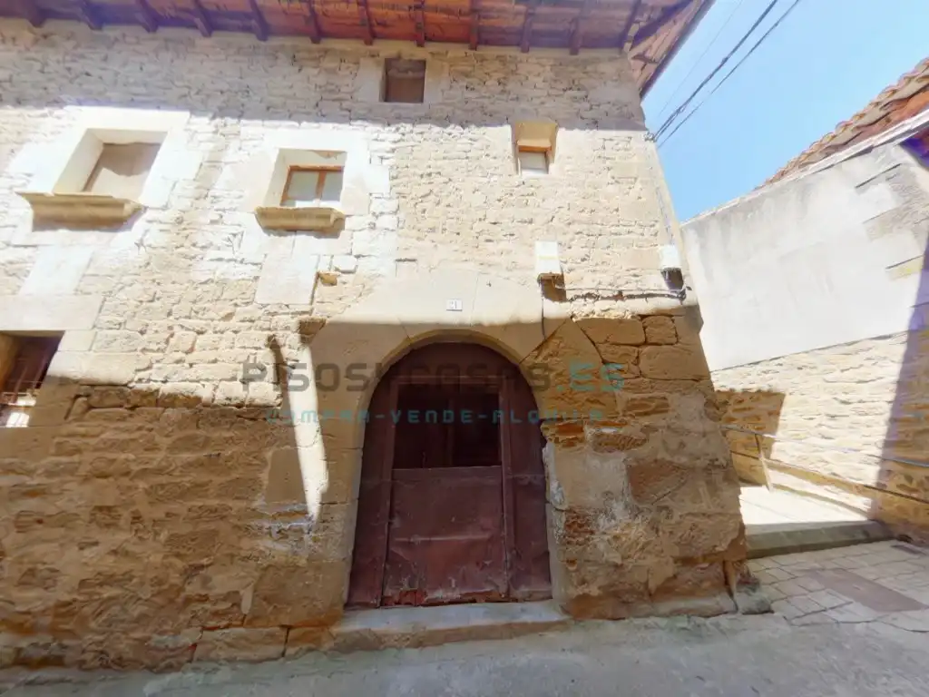 Vista exterior de Casa o xalet en venda en Uncastillo