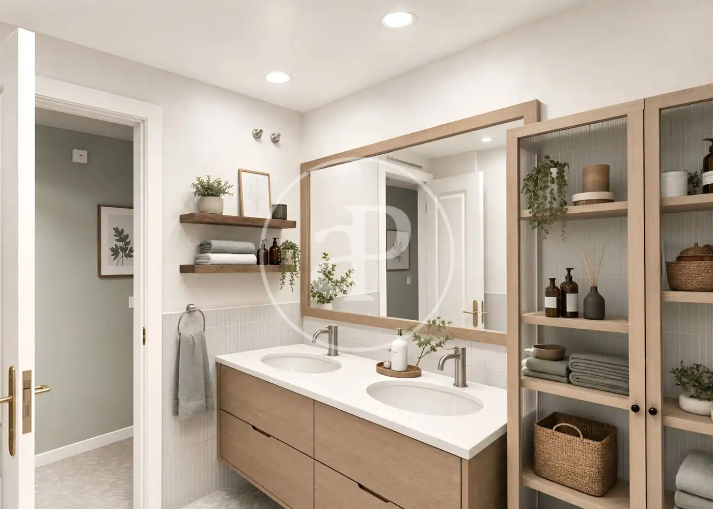 Bathroom of Flat for sale in Madrid  with Air Conditioner, Heating and Private garden
