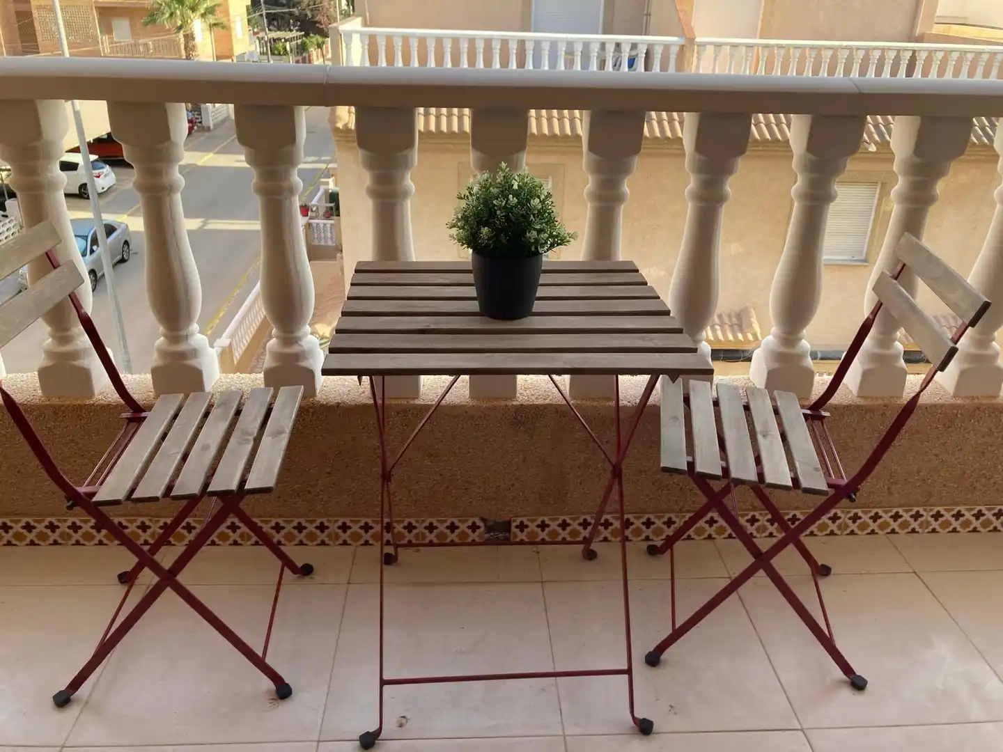 Terrasse von Wohnung zur Miete in Pilar de la Horadada mit Klimaanlage, Heizung und Abstellraum