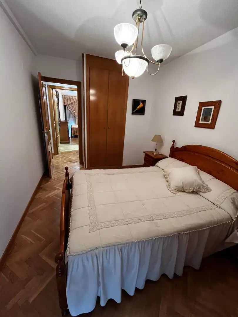 Bedroom of Flat for rent in Móstoles  with Air Conditioner, Heating and Parquet flooring
