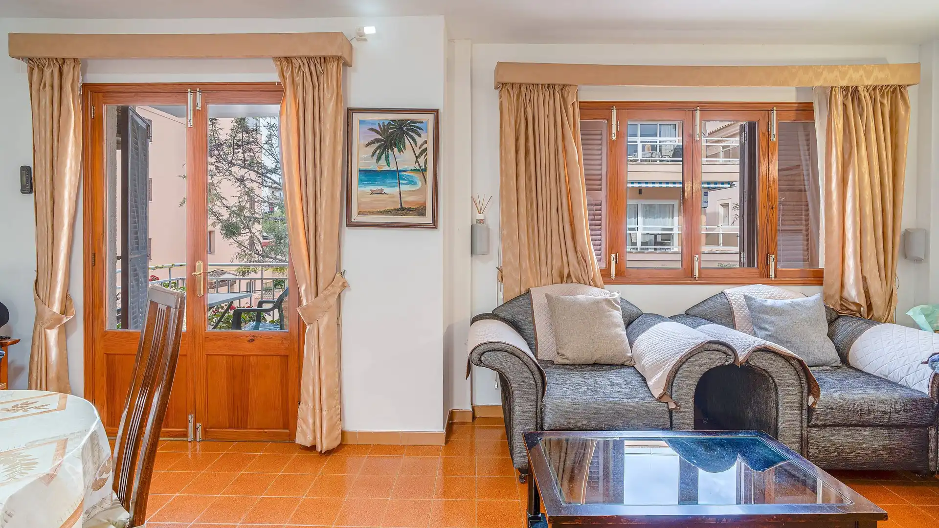 Living room of Flat for sale in Son Servera  with Air Conditioner and Terrace