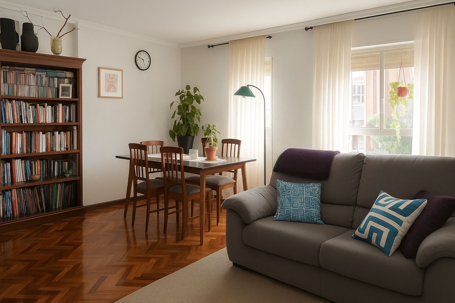 Sala d'estar de Pis en venda en Salamanca Capital amb Calefacció, Parquet i Terrassa