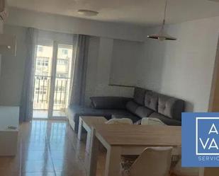 Living room of Flat to rent in  Valencia Capital  with Air Conditioner, Terrace and Furnished