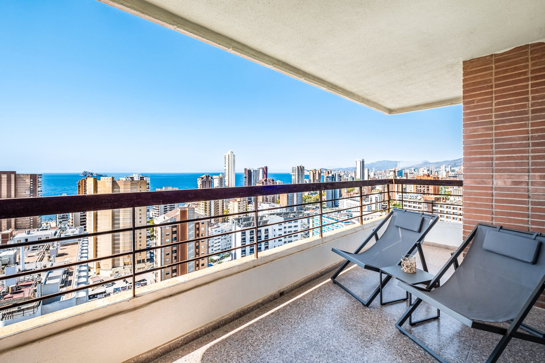 Terrace of Flat for sale in Benidorm  with Air Conditioner, Terrace and Furnished
