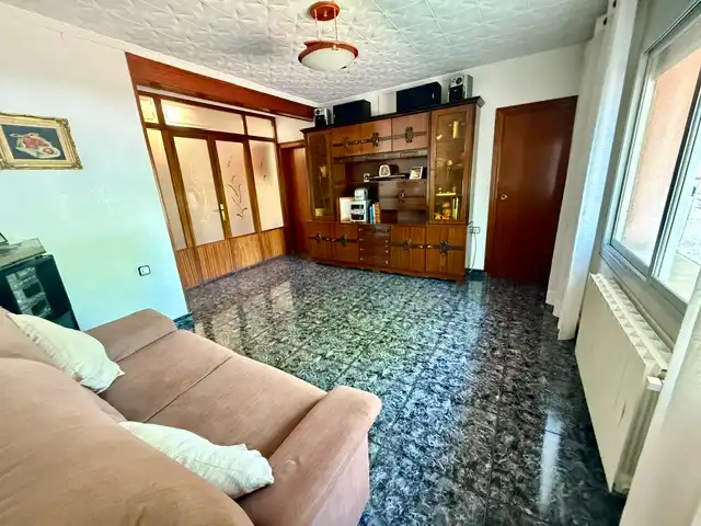 Sala de estar de Piso en venta en Barcelona con Calefacción y Trastero