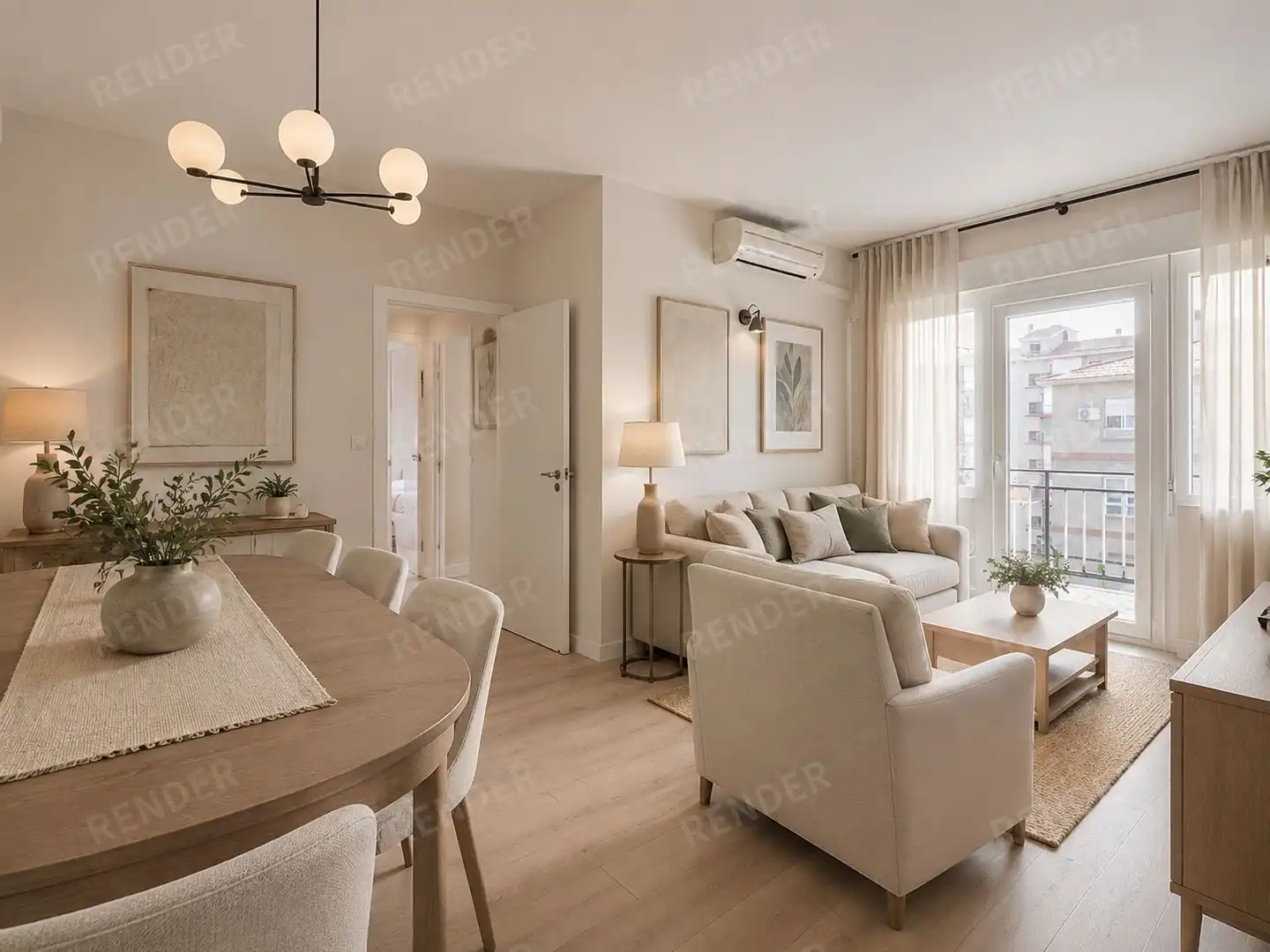 Sala d'estar de Apartament en venda en Madrid amb Aire condicionat