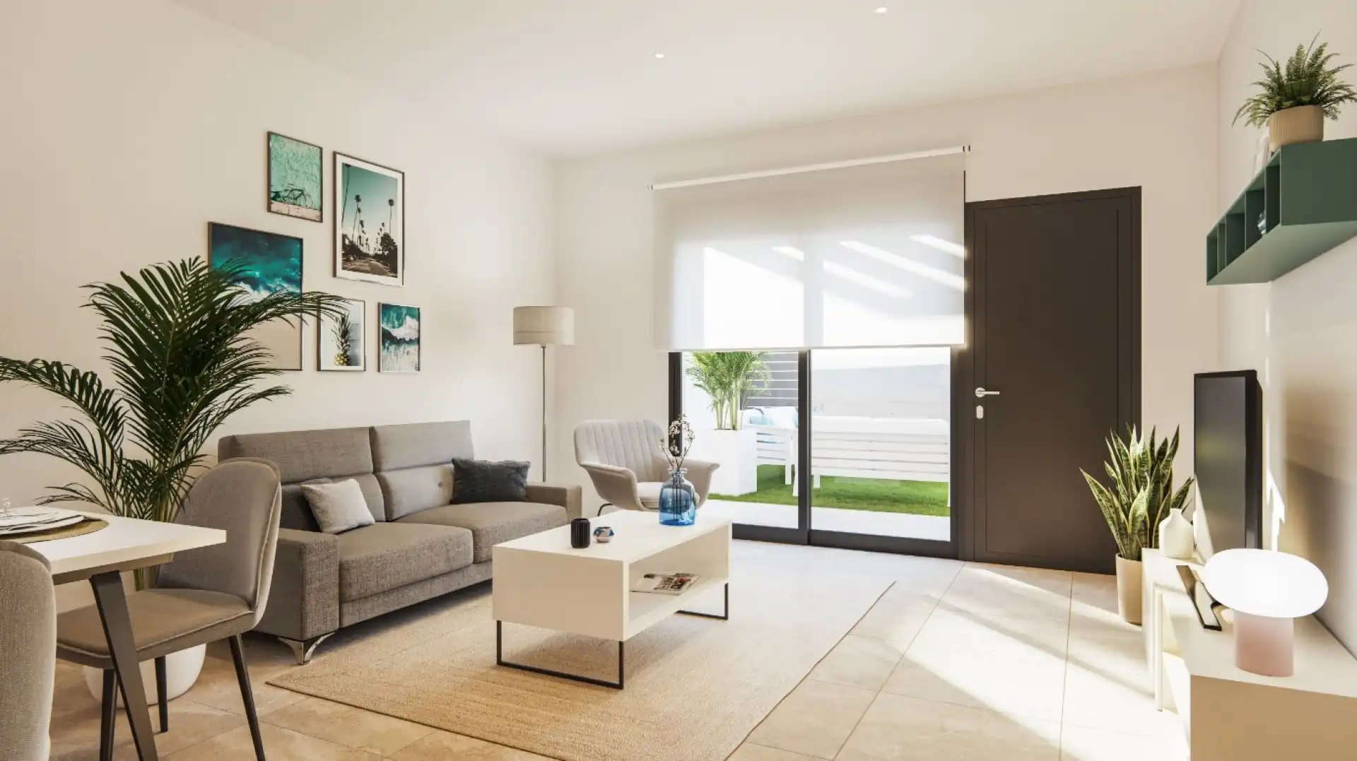 Living room of Flat for sale in Águilas  with Terrace, Storage room and Balcony