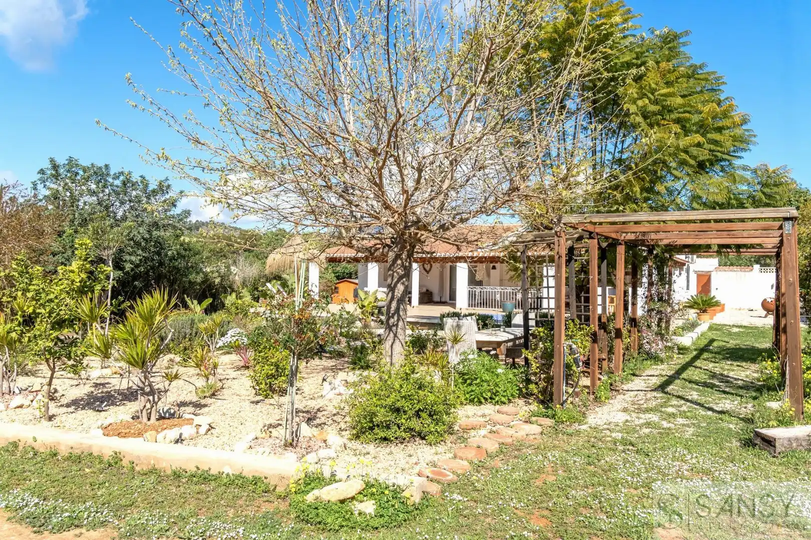 Garden of Houses for sale in Jávea / Xàbia  with Air Conditioner, Heating and Storage room