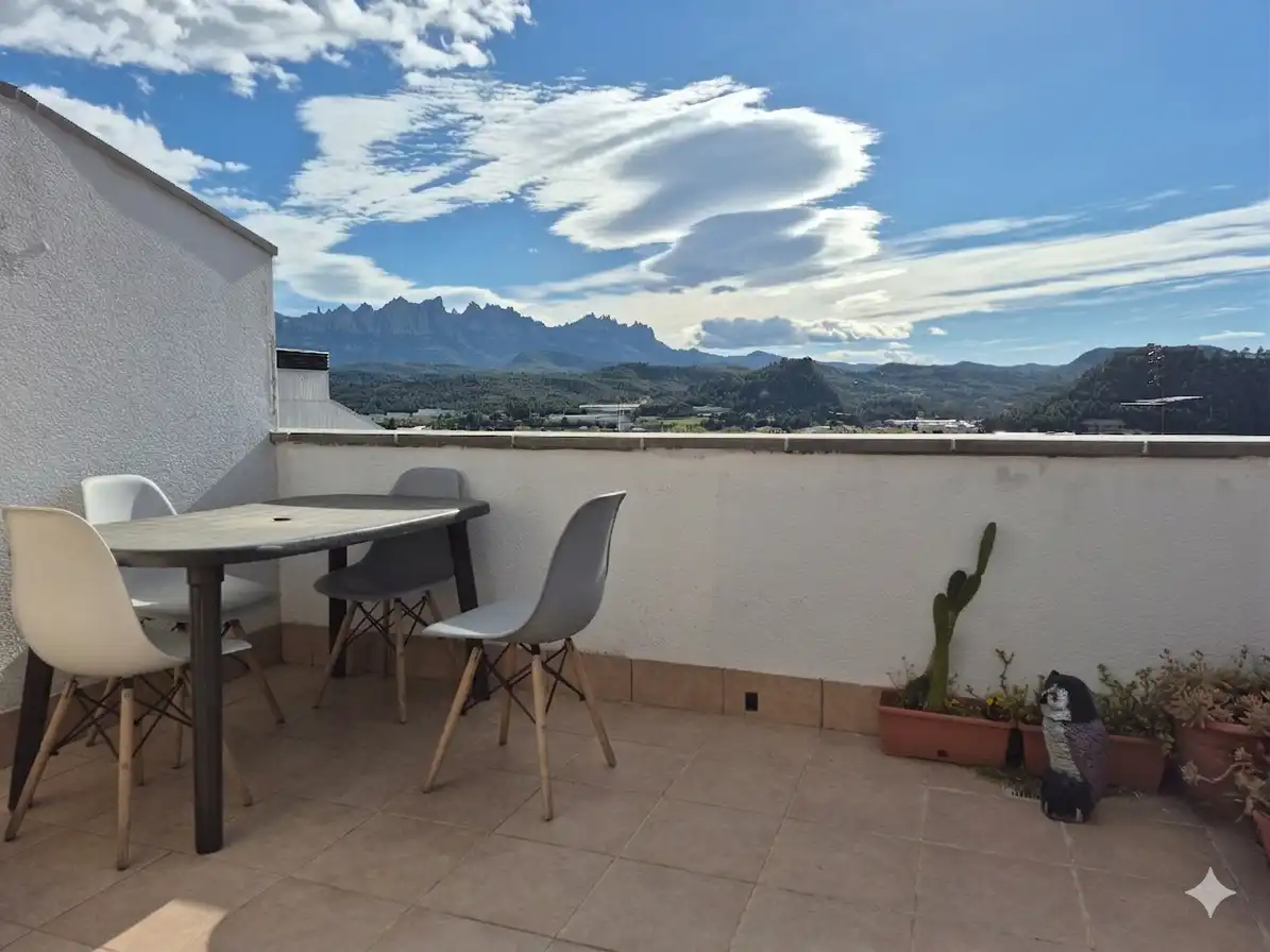 Terrasse von Maisonette zum Verkauf in Sant Vicenç de Castellet mit Heizung, Terrasse und Balkon