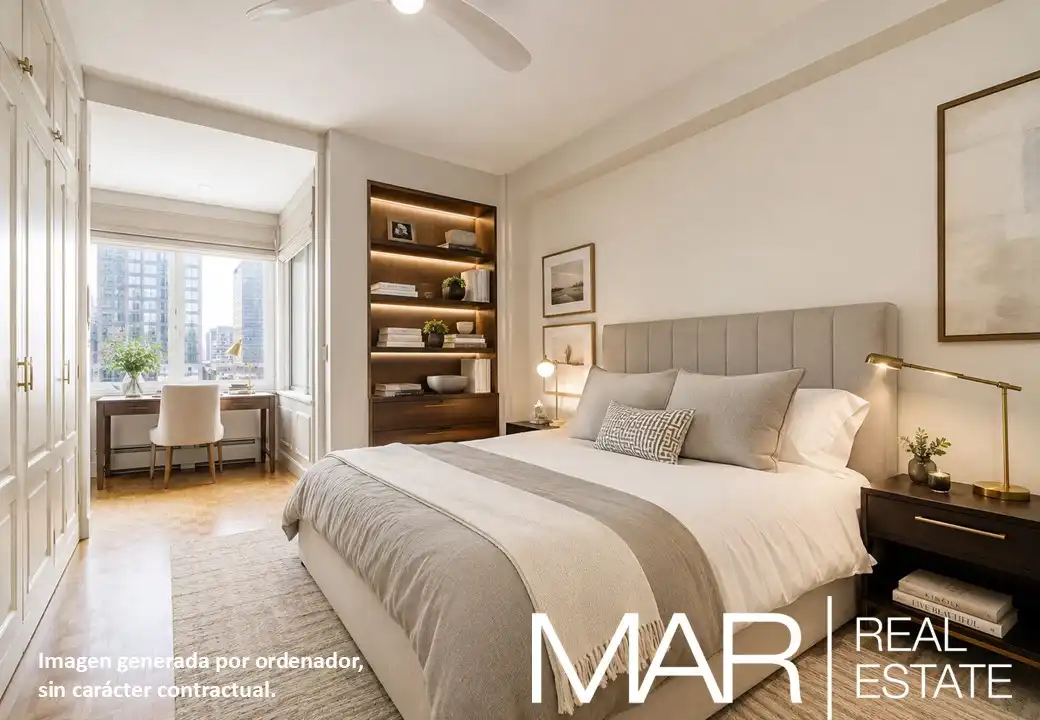 Bedroom of Flat for sale in Madrid  with Air Conditioner, Heating and Storage room