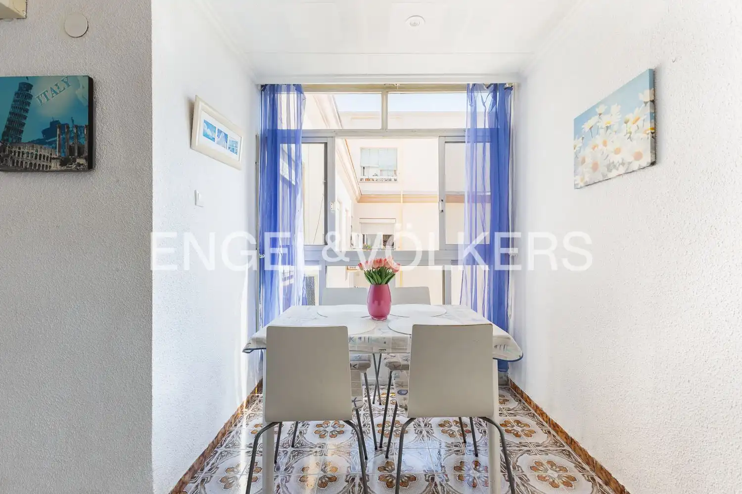 Balcony of Flat for sale in Valencia  with Air Conditioner and Heating