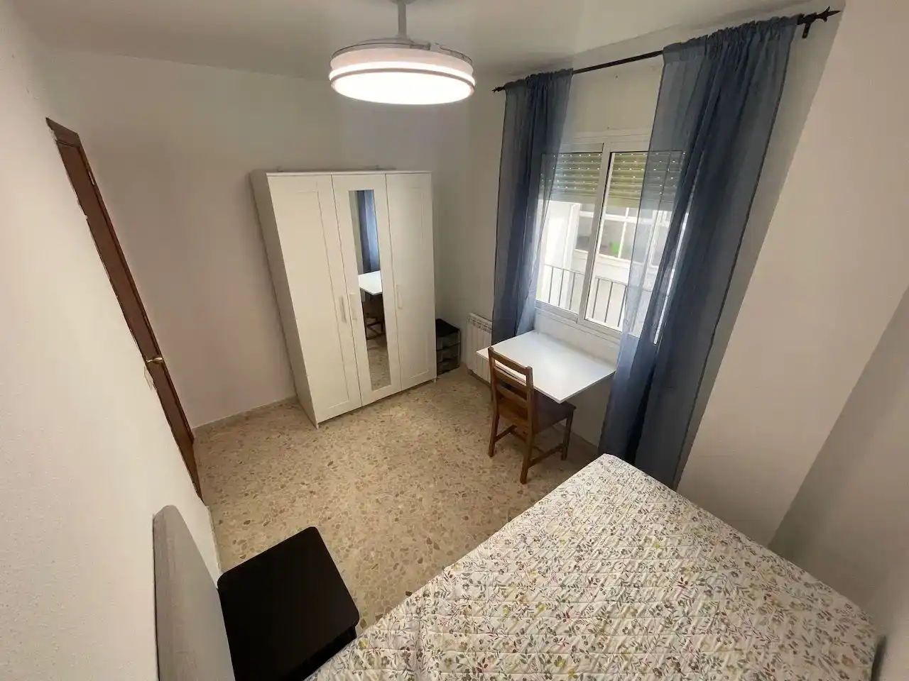 Schlafzimmer von Wohnung zur Miete in Ronda mit Klimaanlage, Möbliert und Balkon