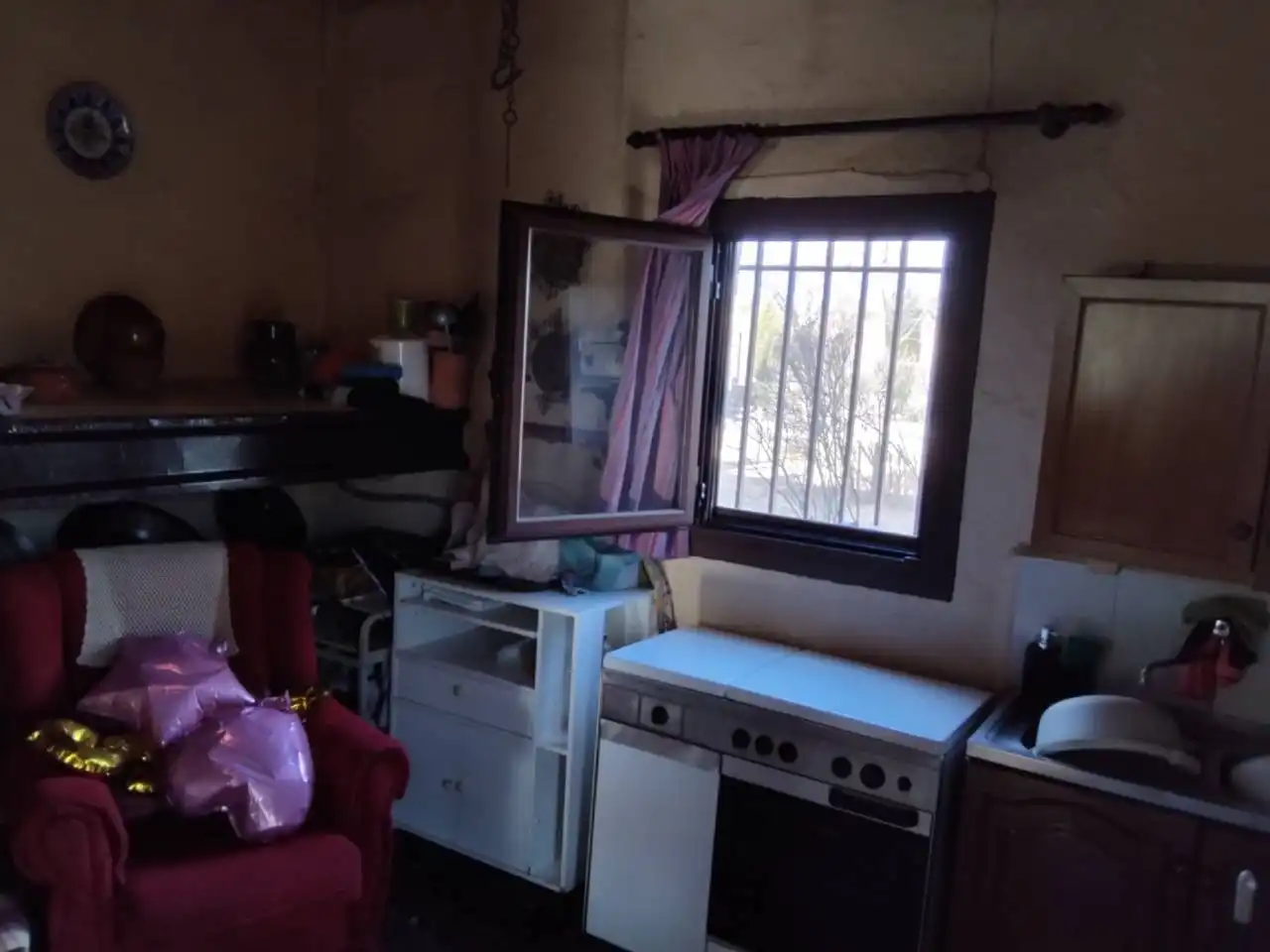 Cuina de Finca rústica en venda en Manzanares amb Jardí privat, Terrassa i Moblat