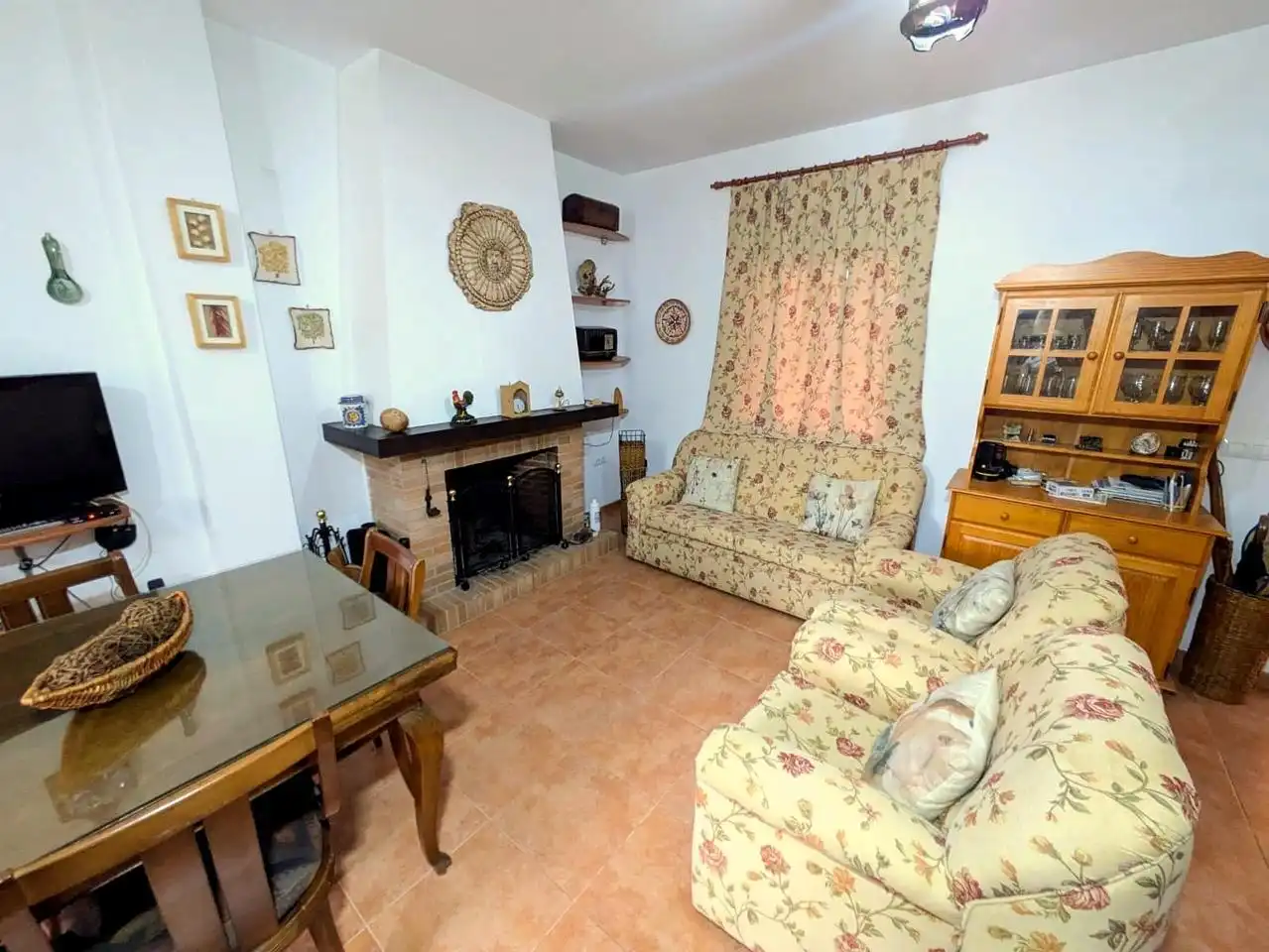 Sala d'estar de Finca rústica en venda en Don Álvaro amb Jardí privat i Piscina