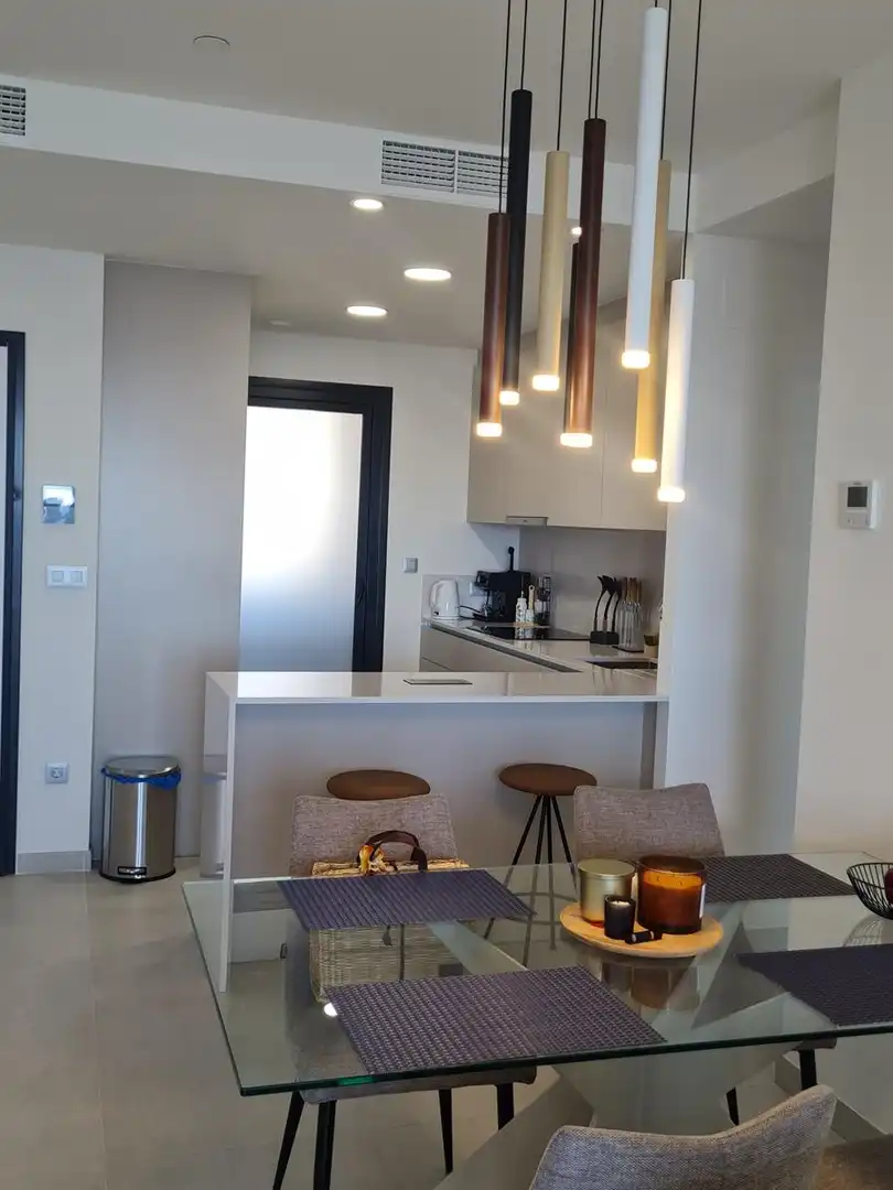 Cocina de Apartamento en venta en Benidorm con Aire acondicionado, Calefacción y Terraza