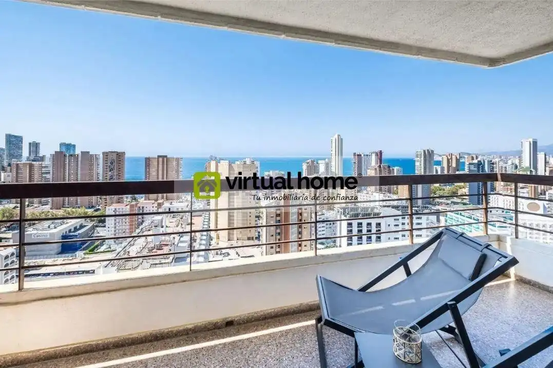 Exterior view of Flat for sale in Benidorm  with Air Conditioner, Terrace and Furnished