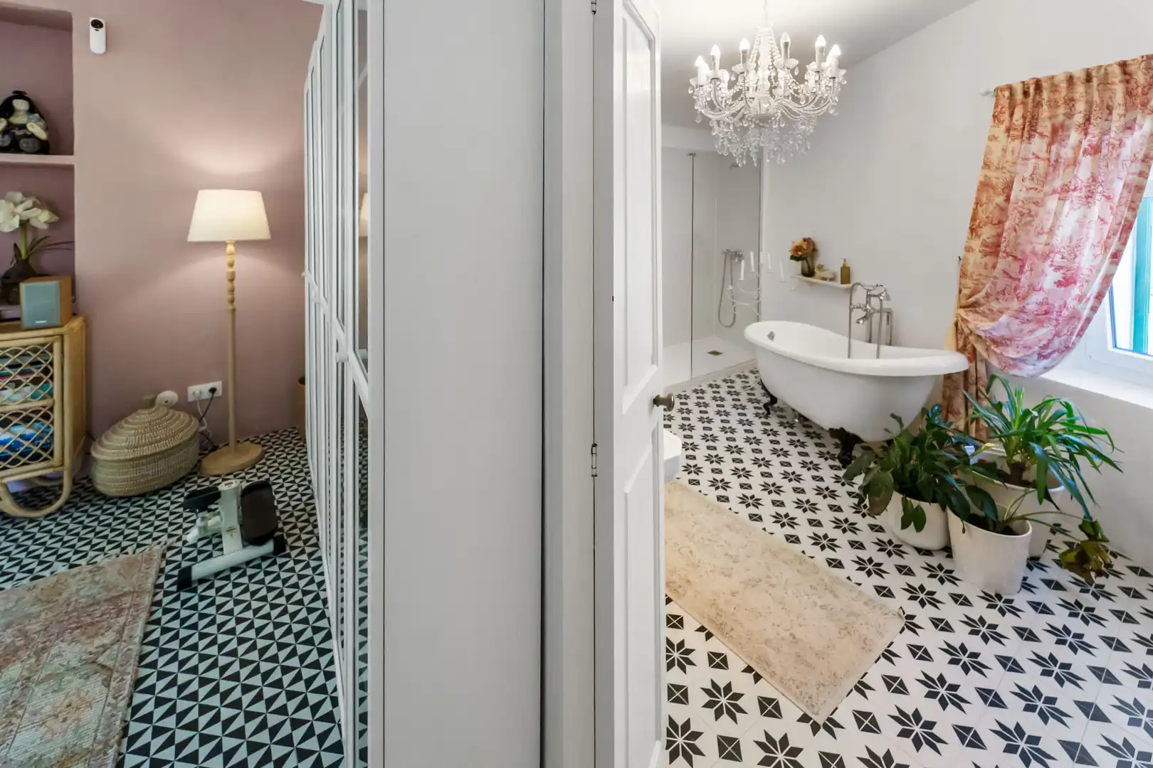 Badezimmer von Haus oder Chalet zum Verkauf in Felanitx mit Klimaanlage, Heizung und Terrasse