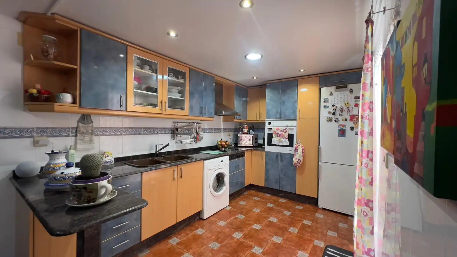 Cocina de Casa o chalet en venta en Aldaia con Aire acondicionado, Jardín privado y Terraza