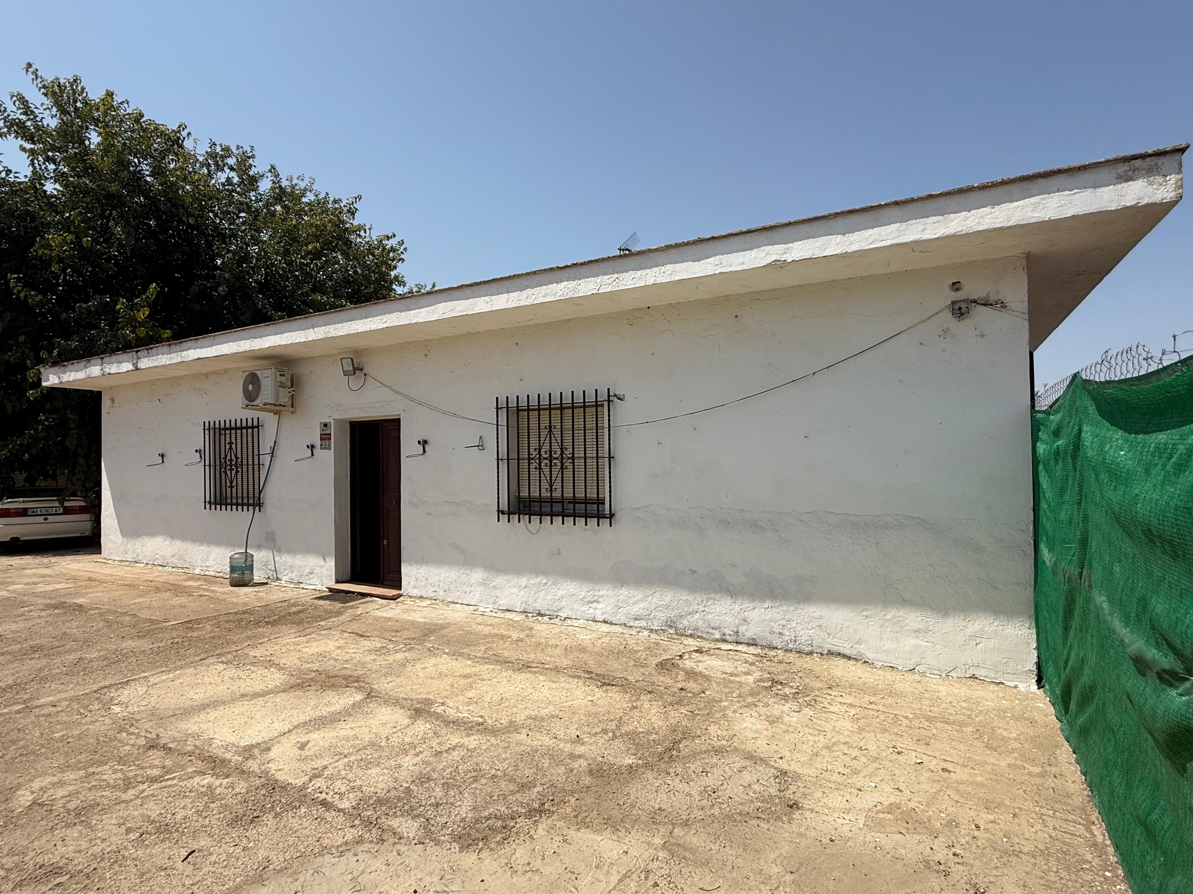 Vista exterior de Finca rústica en venda en Utrera amb Jardí privat i Piscina