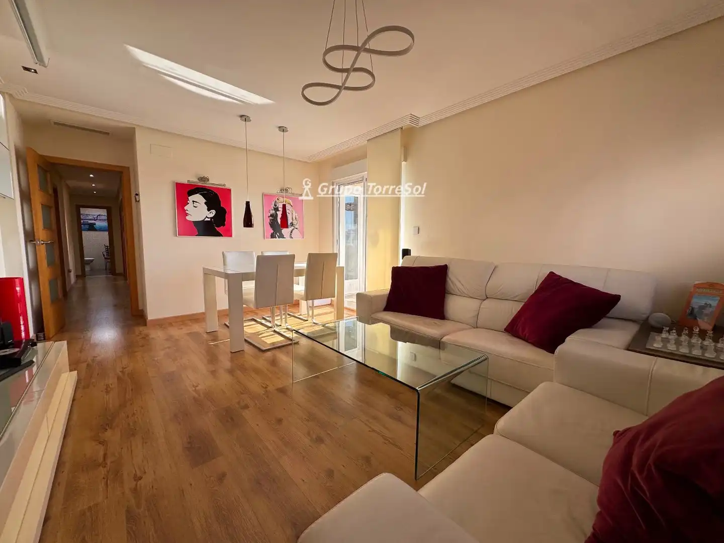 Living room of Flat for sale in Elche / Elx  with Air Conditioner, Heating and Terrace