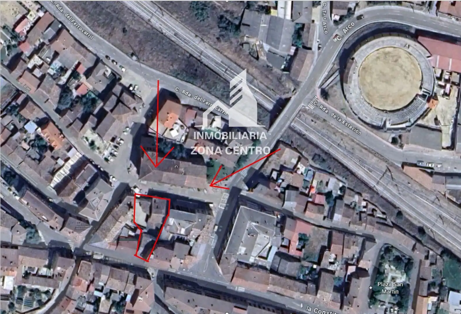Vista exterior de Casa adosada en venta en Sahagún con Calefacción y Amueblado