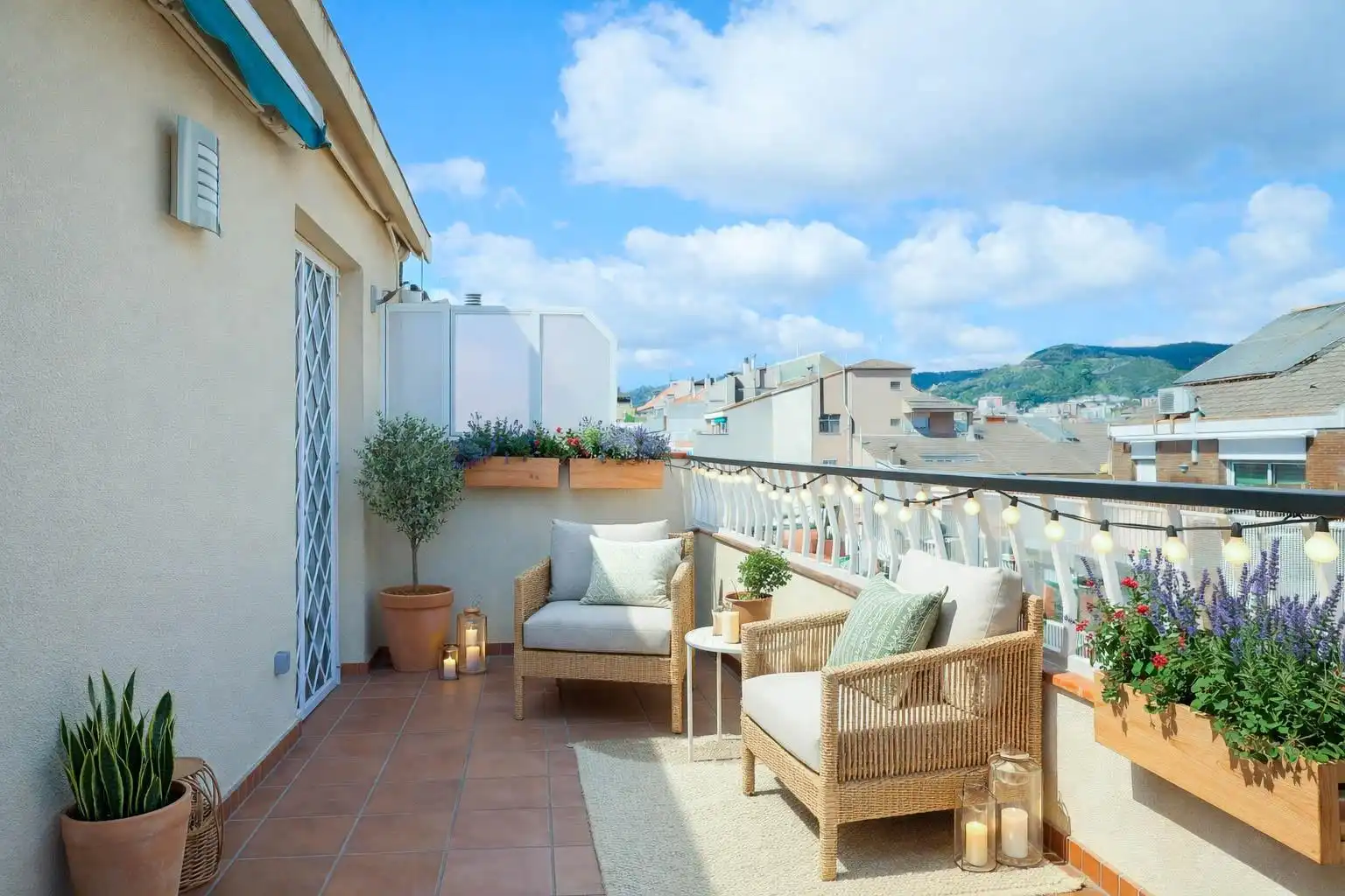 Terraza de Ático en venta en  Barcelona Capital con Aire acondicionado, Parquet y Terraza