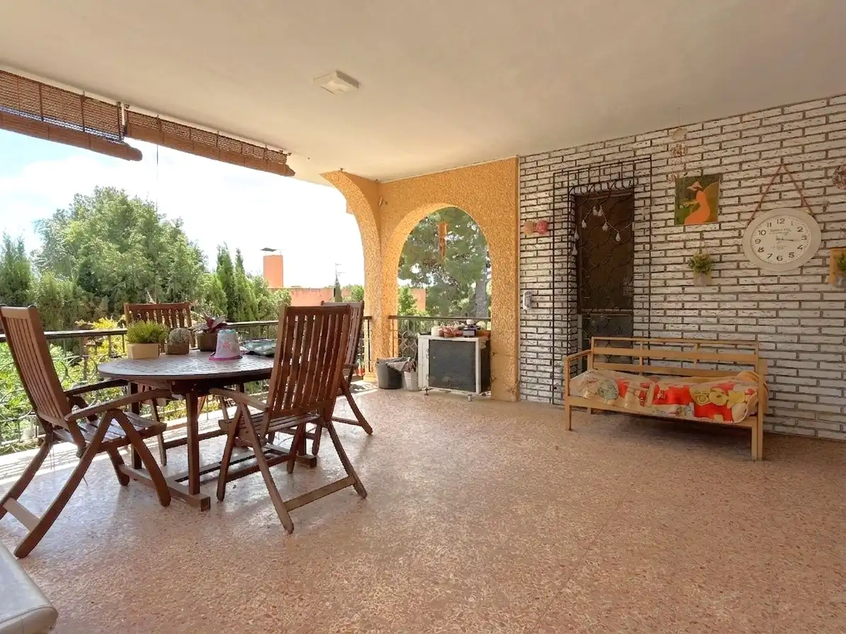 Terraza de Casa o chalet en venta en Náquera con Aire acondicionado, Calefacción y Jardín privado