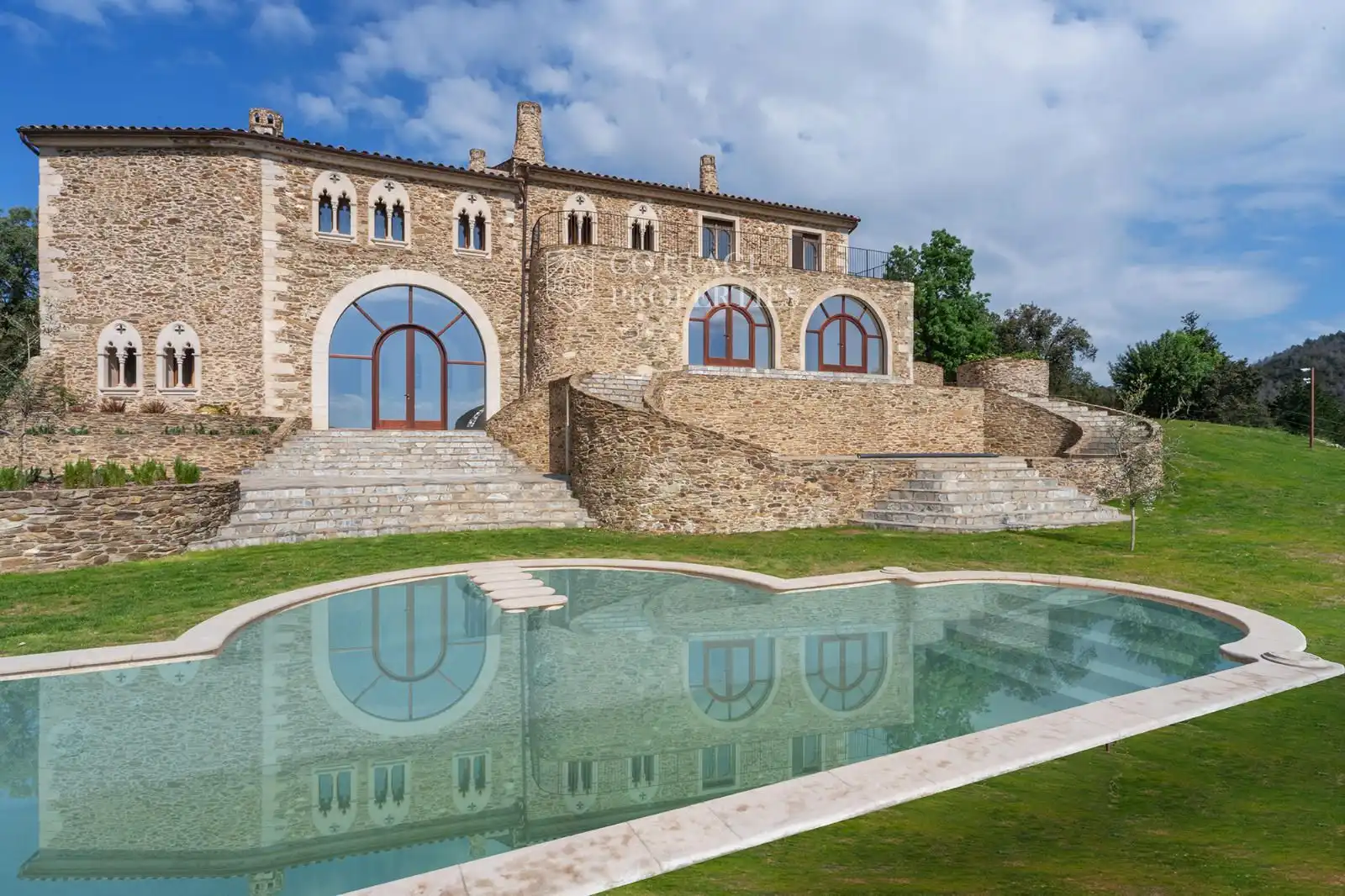 Exterior view of Country homes for sale in Llambilles  with Air Conditioner, Heating and Private garden