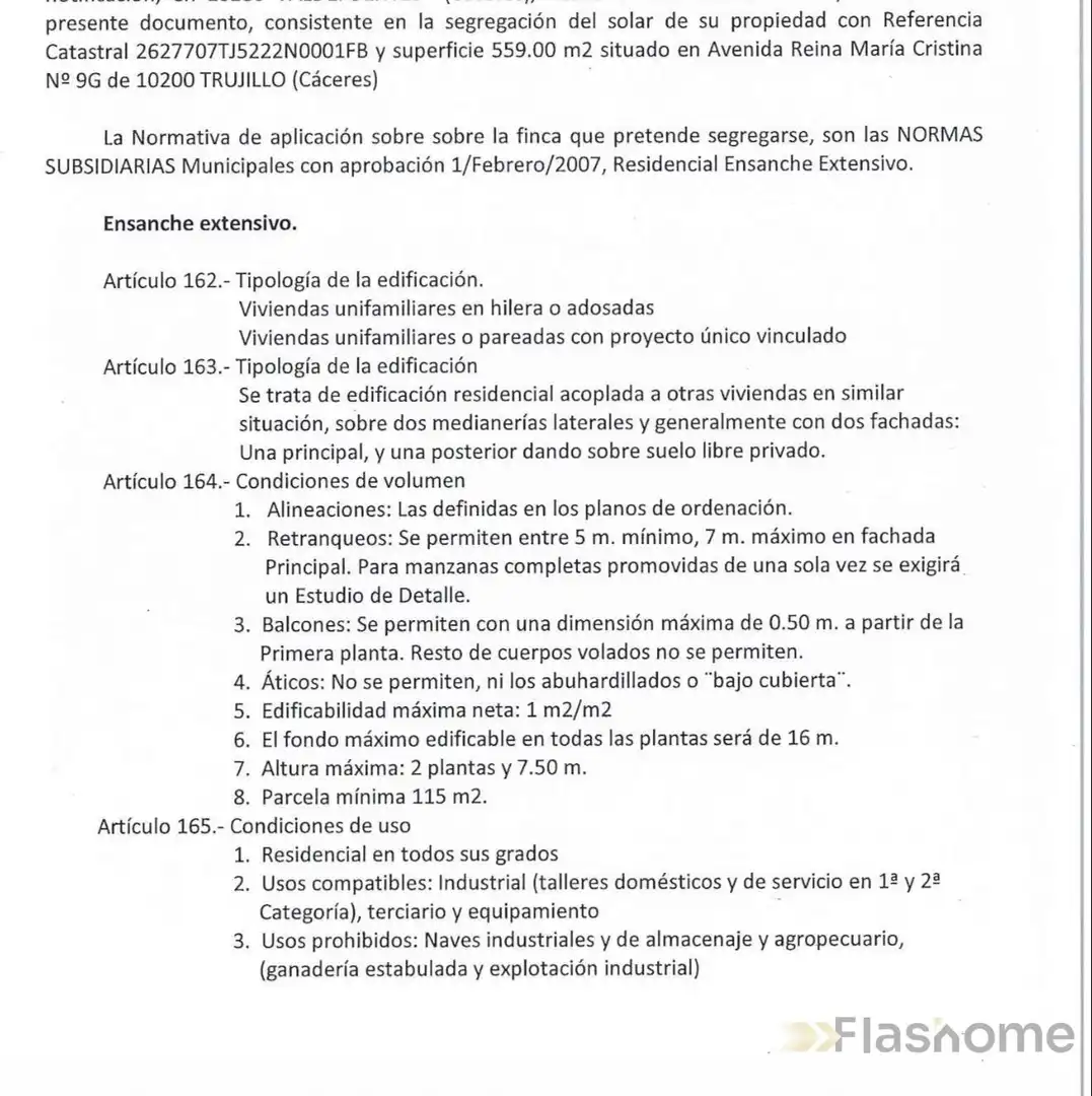 Aparcament de Residencial en venda en Trujillo