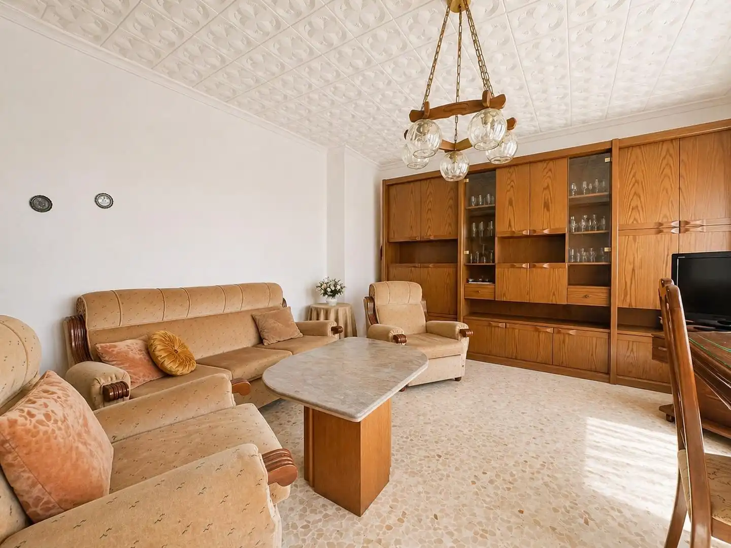 Sala de estar de Finca rústica en venta en Píñar con Terraza