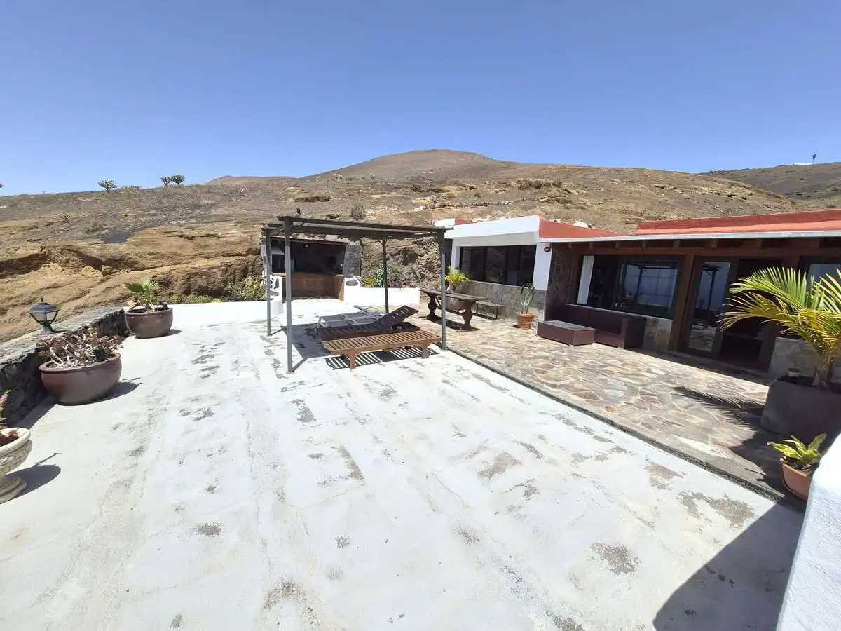 Terrassa de Casa o xalet en venda en Tías amb Jardí privat, Terrassa i Moblat