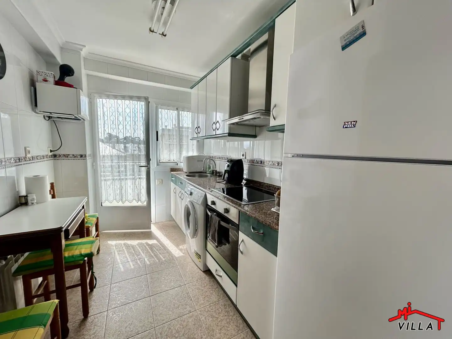 Kitchen of Flat for rent in Laredo  with Heating, Terrace and Furnished