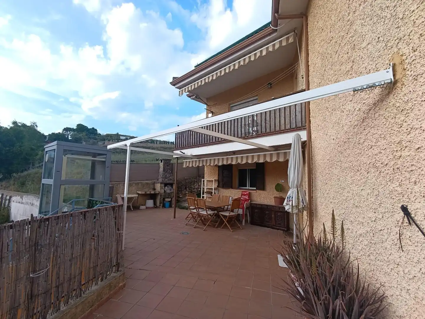 Terraza de Casa o chalet en venta en El Molar (Madrid) con Aire acondicionado, Calefacción y Jardín privado
