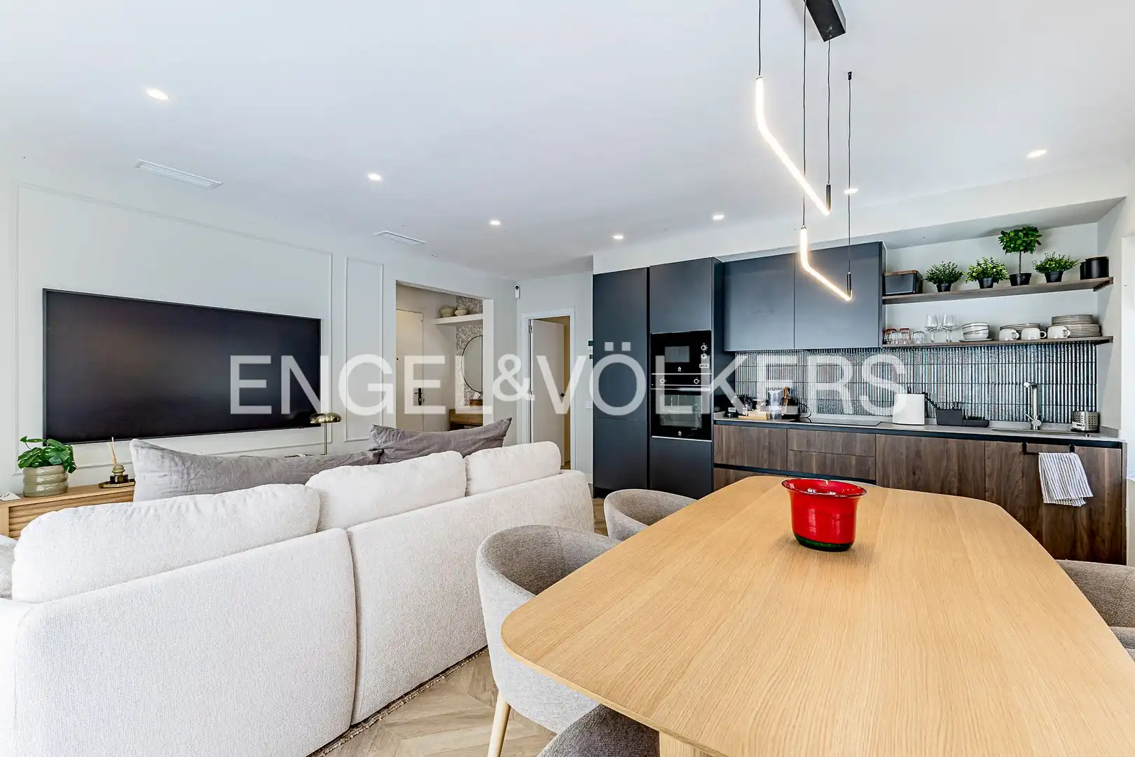 Sala de estar de Piso en venta en Barcelona con Aire acondicionado, Calefacción y Parquet