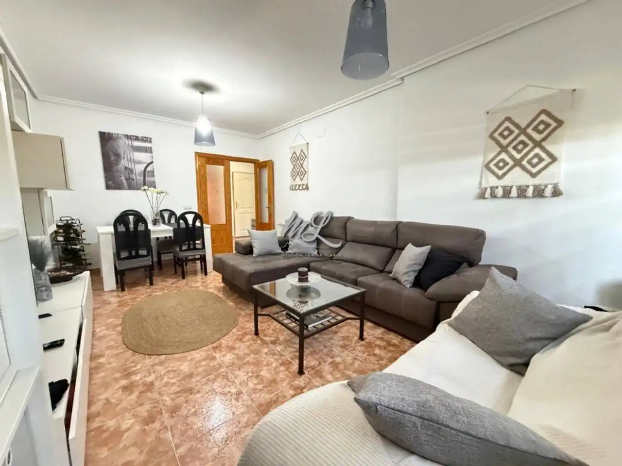 Sala d'estar de Casa adosada en venda en Villamiel de Toledo