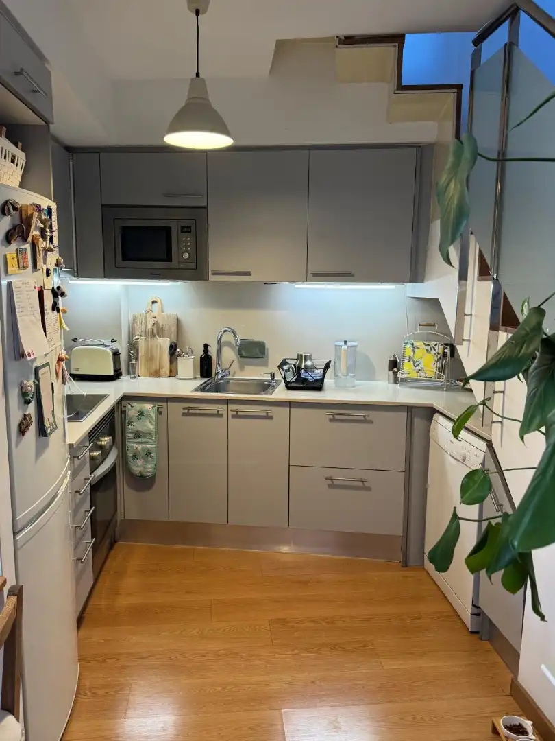 Cocina de Ático en venta en Badalona con Aire acondicionado, Calefacción y Terraza