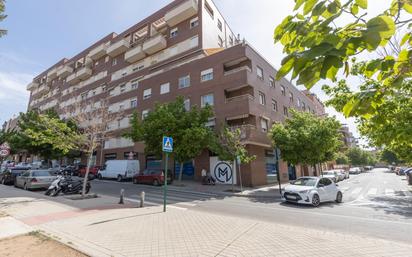 Exterior view of Flat for sale in  Granada Capital  with Heating, Private garden and Parquet flooring