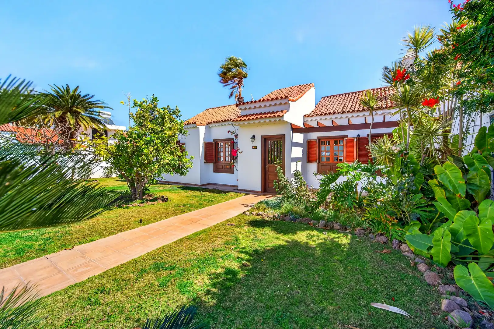 Jardí de Casa o xalet en venda en San Miguel de Abona amb Aire condicionat, Jardí privat i Moblat