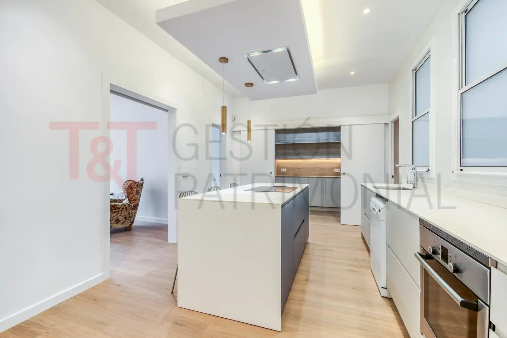 Cocina de Piso en venta en Barcelona con Aire acondicionado, Horno y Balcón