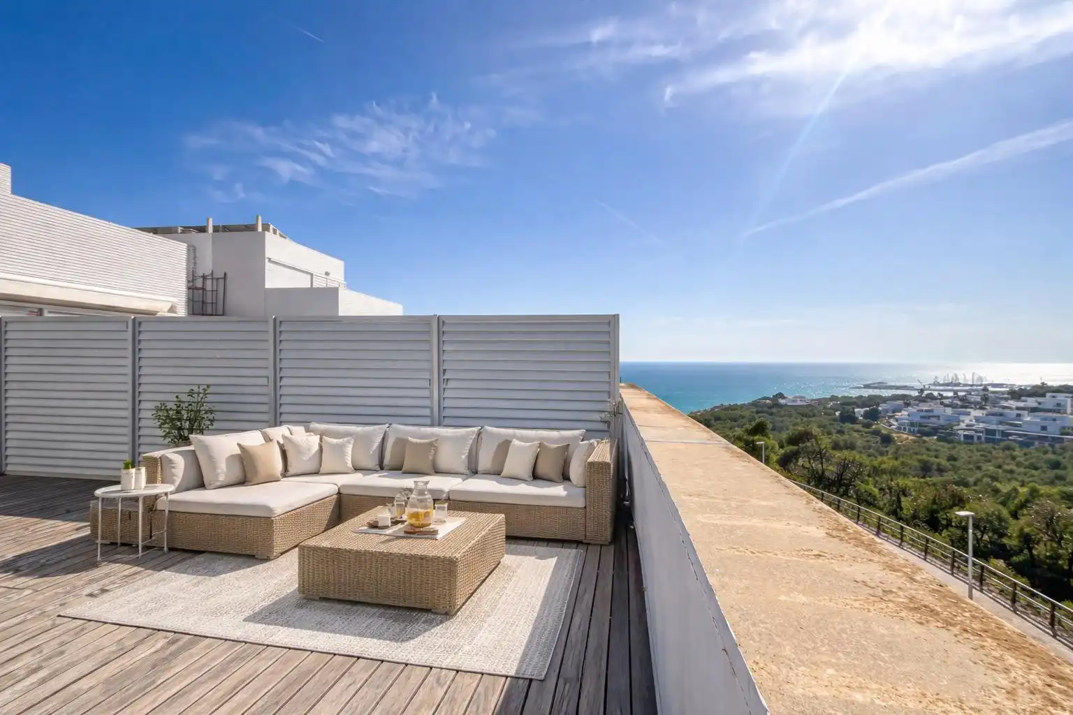 Terrasse von Wohnung zum Verkauf in Sant Pere de Ribes mit Klimaanlage, Heizung und Terrasse
