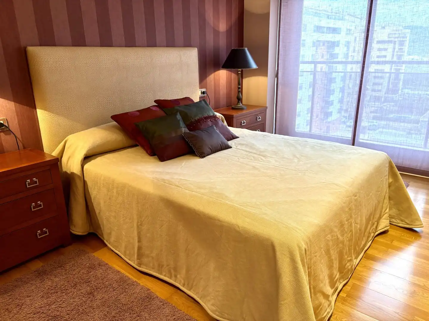 Bedroom of Flat for rent in Castellón de la Plana / Castelló de la Plana  with Air Conditioner, Heating and Terrace