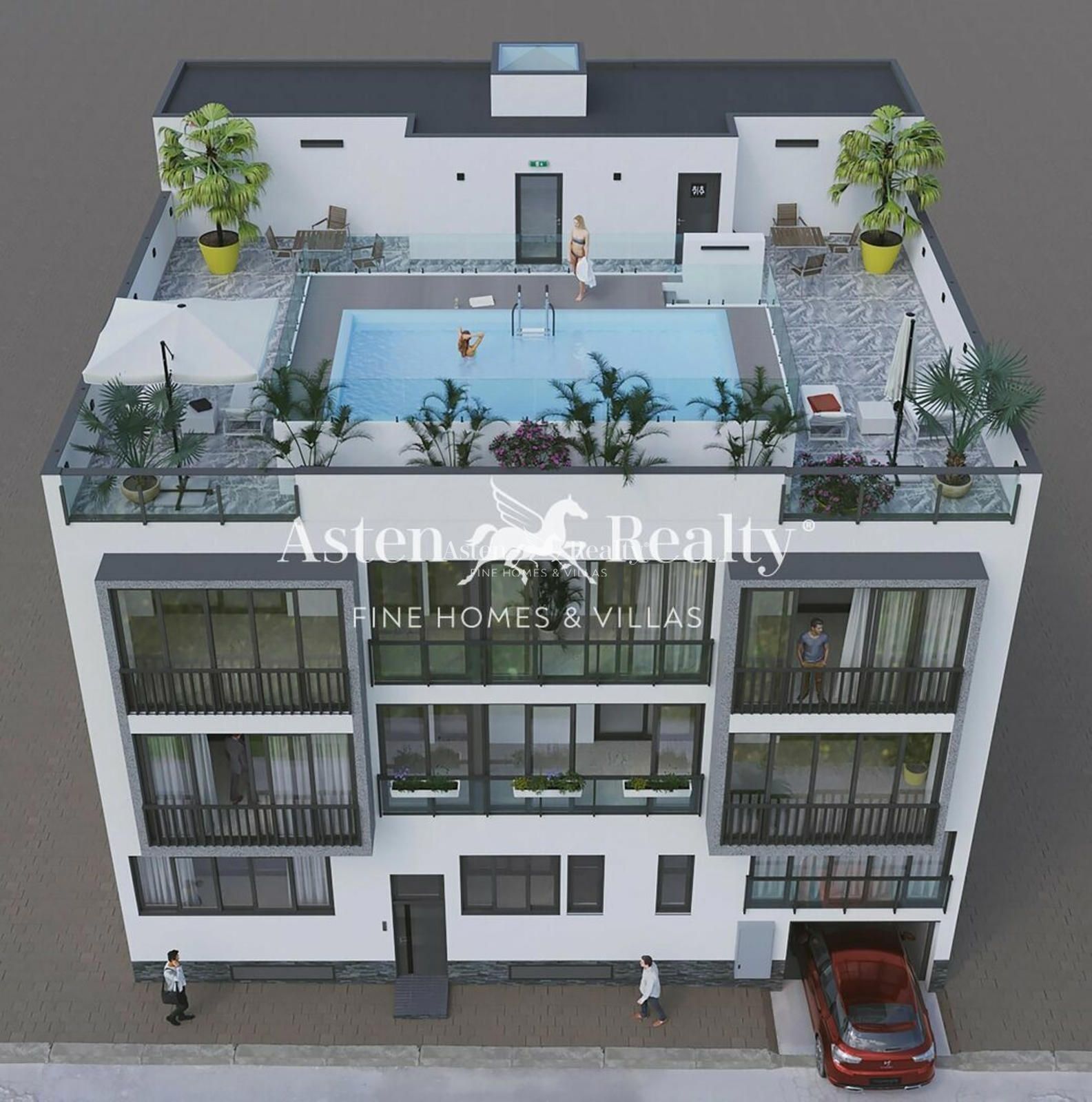 Exterior view of Attic for sale in Guía de Isora  with Air Conditioner, Terrace and Storage room