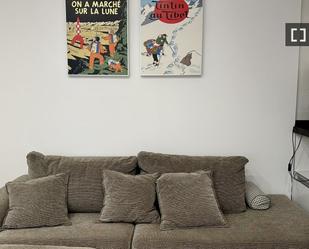 Living room of Flat to rent in  Madrid Capital  with Air Conditioner, Heating and Furnished
