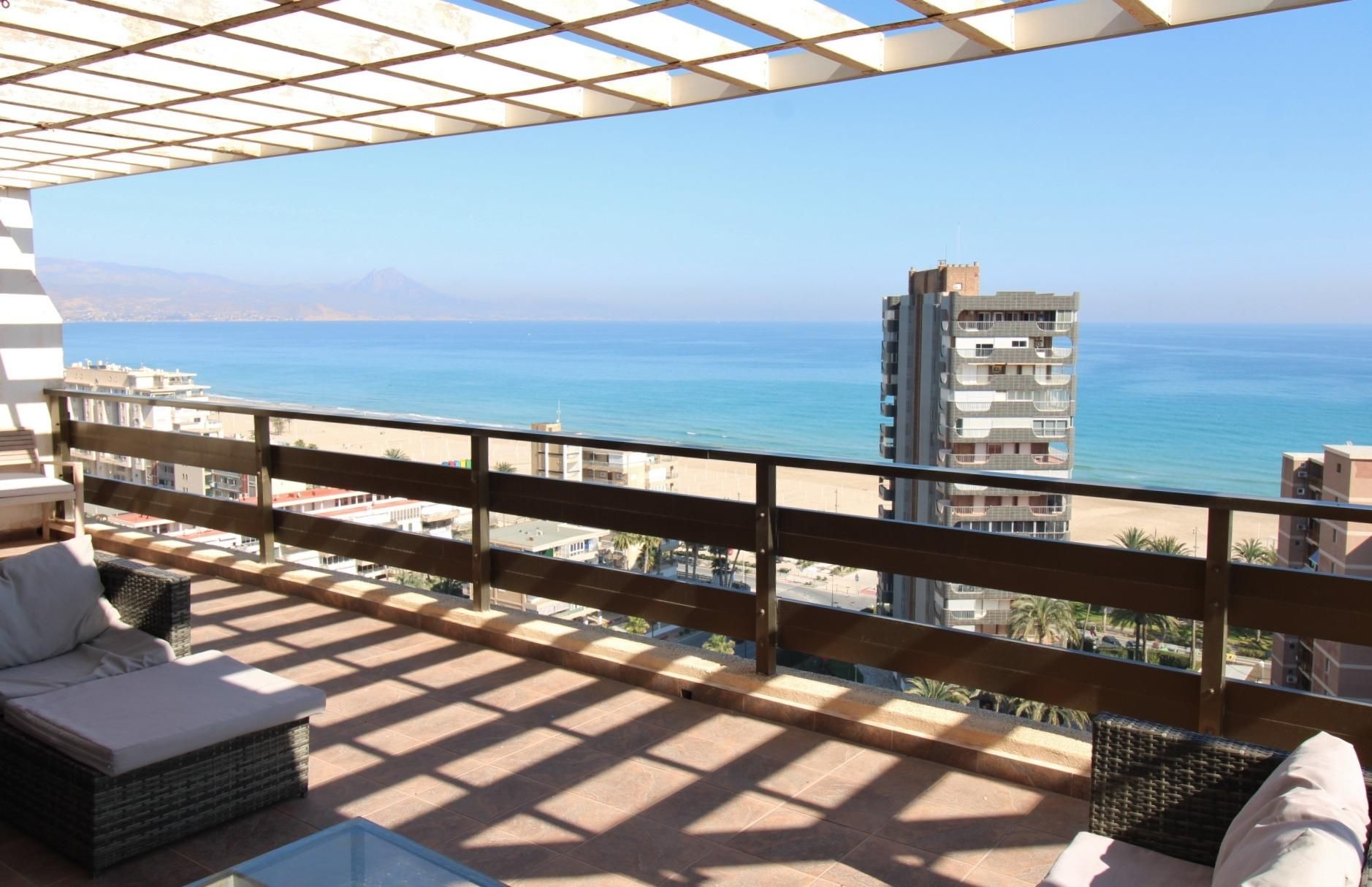Terrace of Attic for sale in Alicante / Alacant  with Terrace, Balcony and Community pool