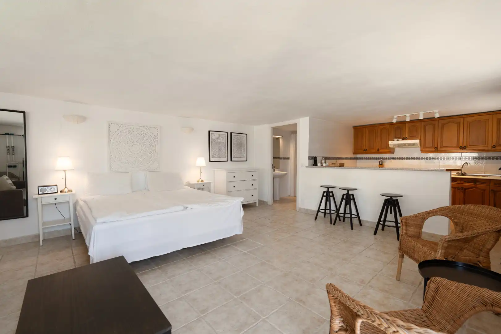 Dormitori de Casa o xalet en venda en Mijas amb Aire condicionat, Jardí privat i Terrassa
