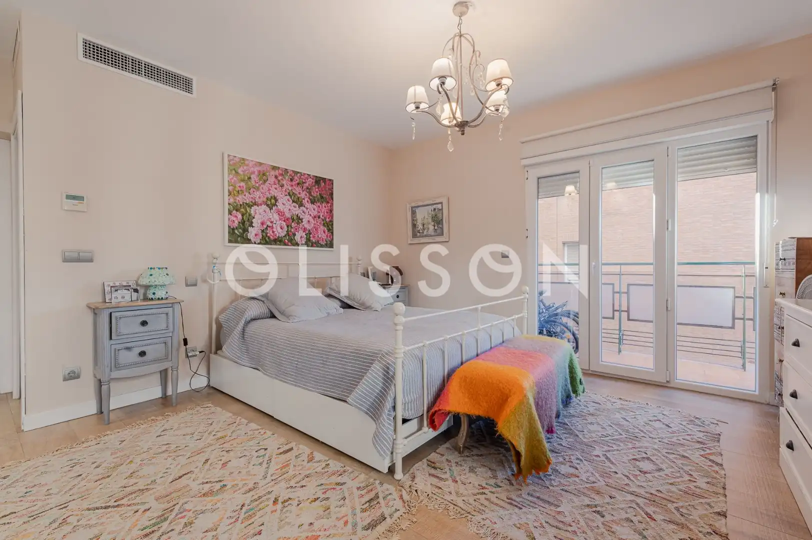 Bedroom of Flat for sale in Madrid  with Air Conditioner, Heating and Terrace