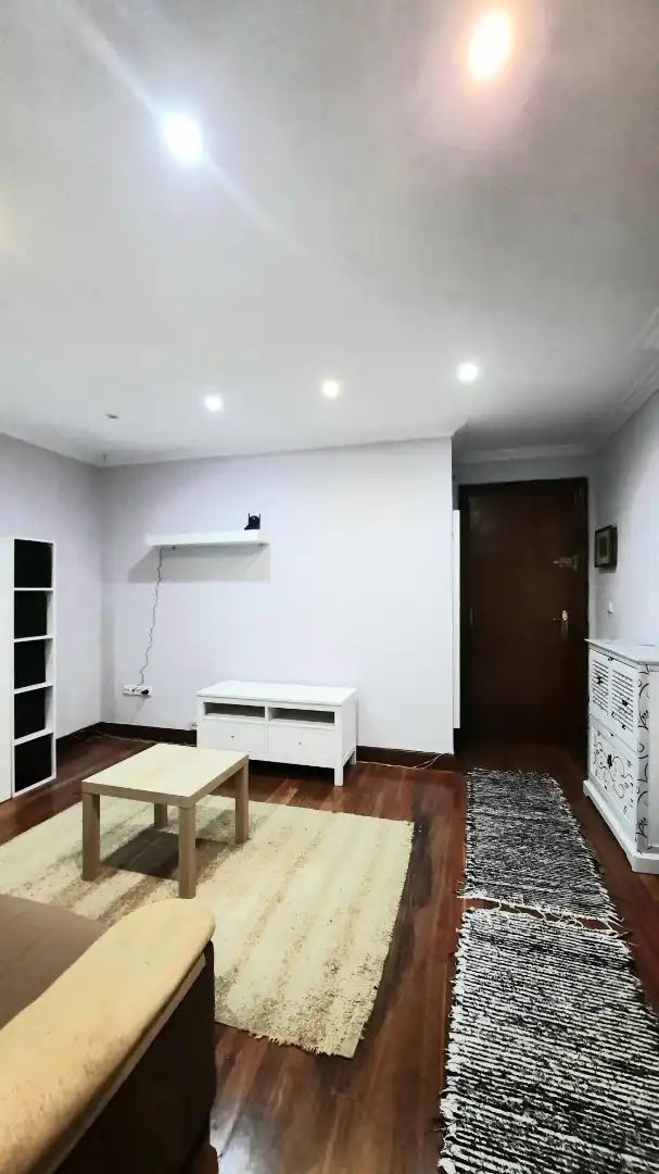 Sala d'estar de Apartament en venda en Barakaldo  amb Calefacció, Parquet i Moblat