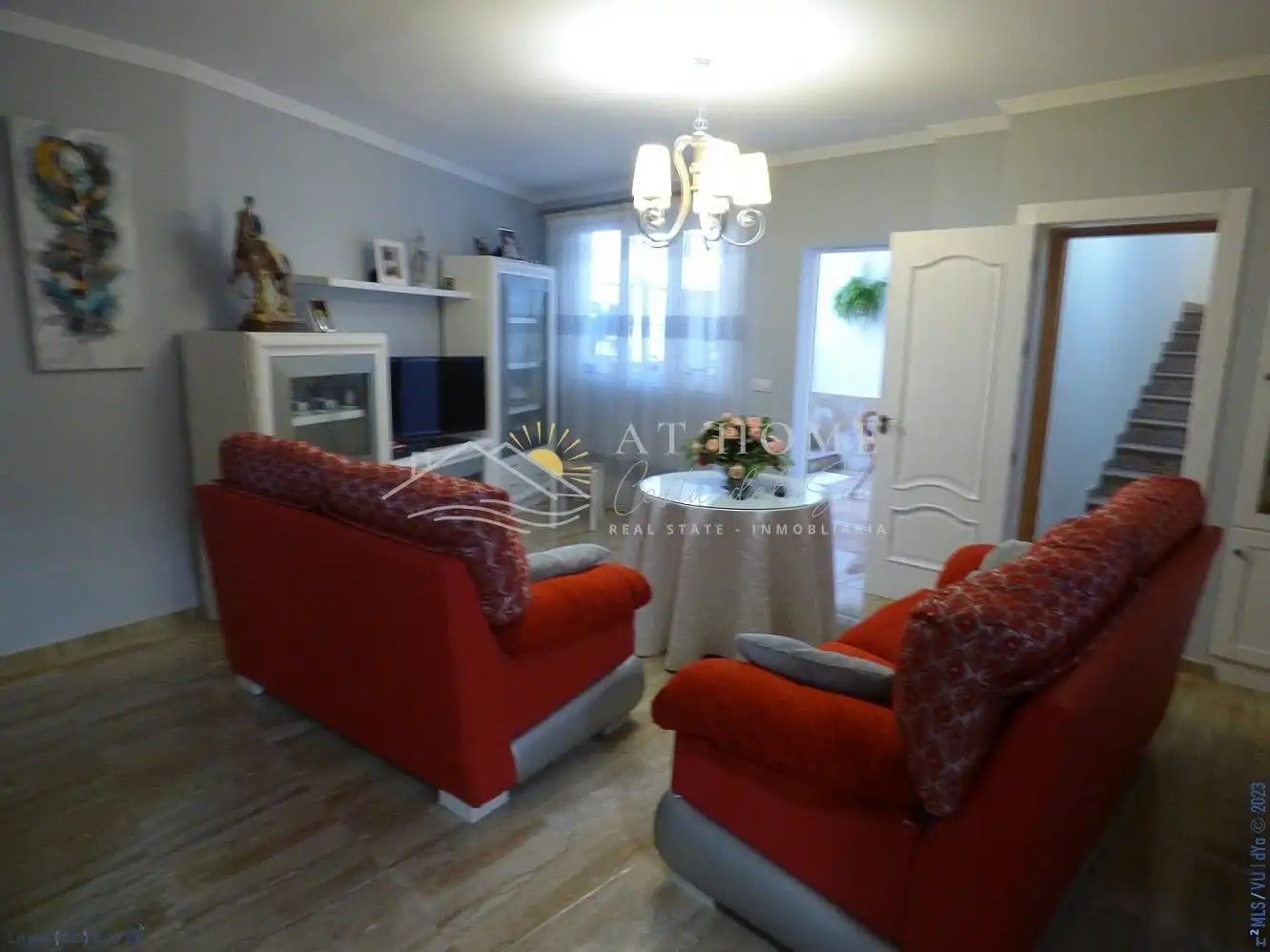 Sala de estar de Casa o chalet en venta en Nerja con Aire acondicionado, Calefacción y Jardín privado