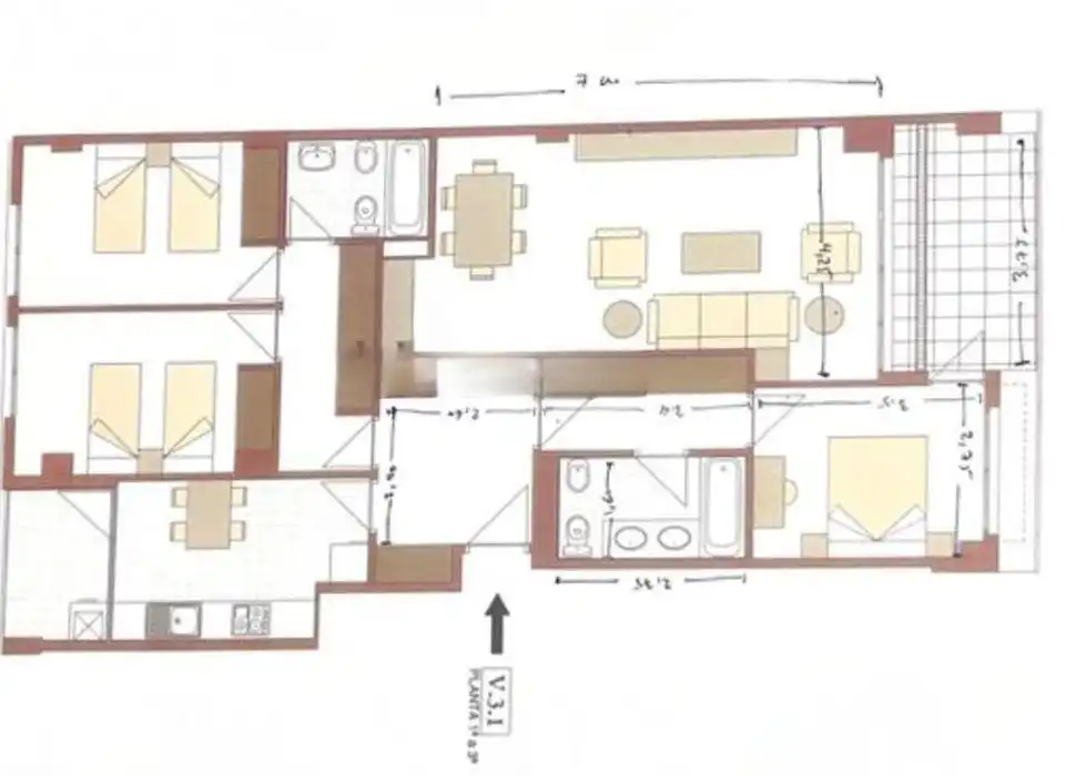 Flat for sale in Madrid  with Air Conditioner, Heating and Private garden