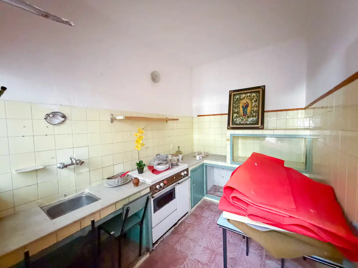 Cocina de Casa o chalet en venta en Moya (Las Palmas) con Jardín privado